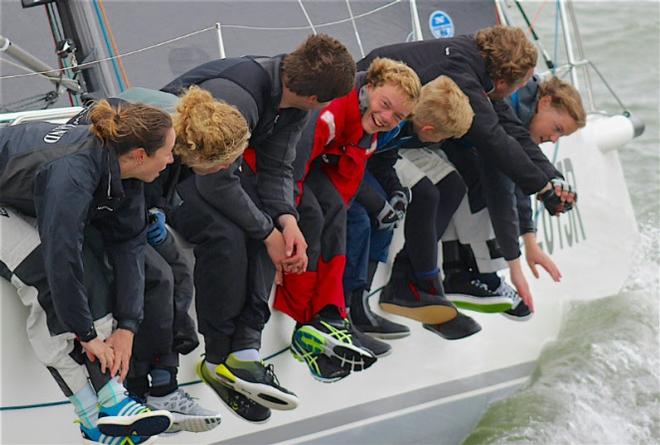 Martin Dent's JElvis has a young crew - 2016 RORC Vice Admiral's Cup © Louay Habib / RORC